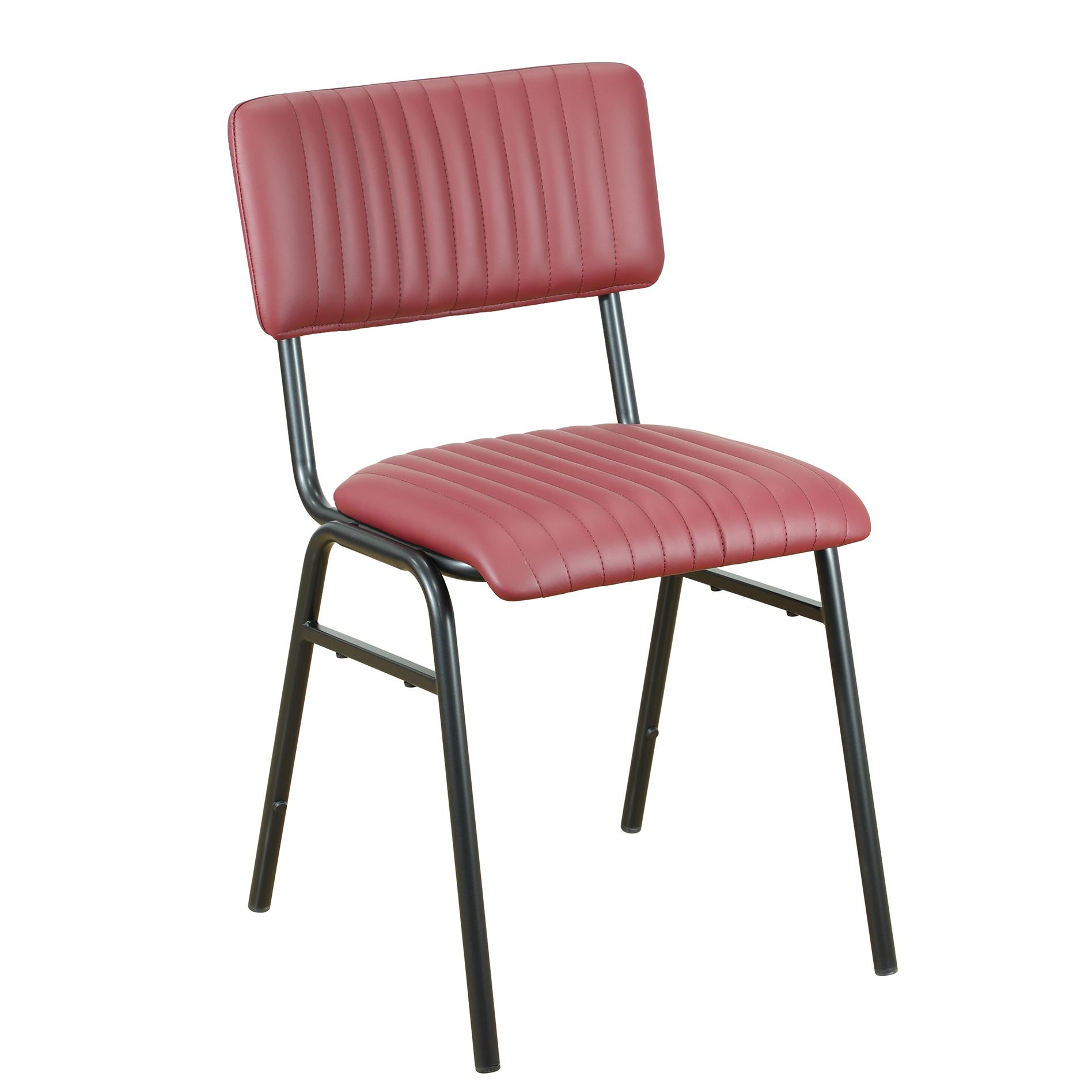 metal tubular frame dining chair